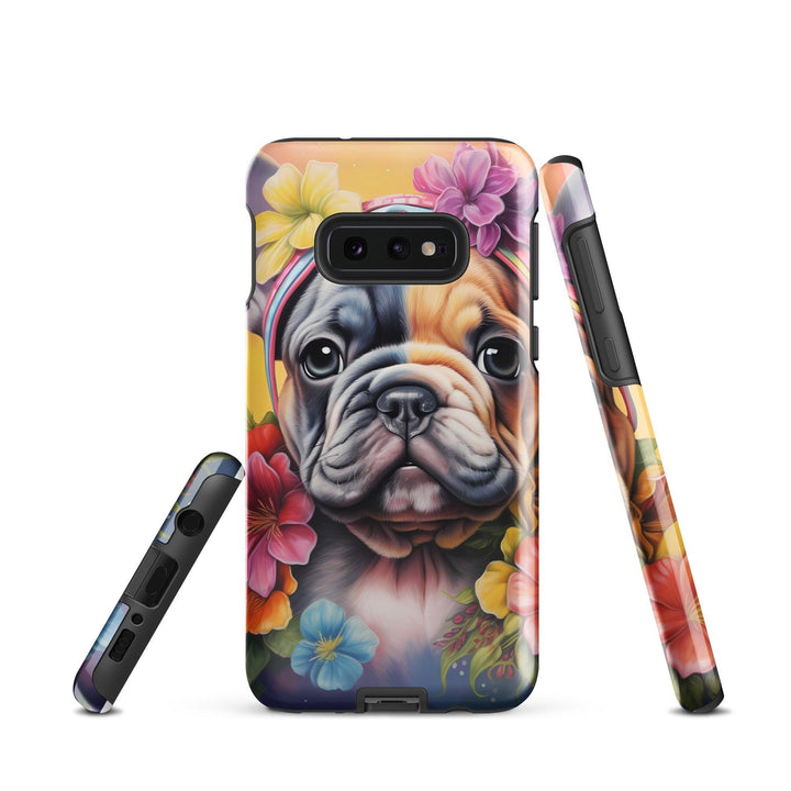 Blumen Frenchie Hardcase Samsung®-Hülle - Bobbis Store Hunde