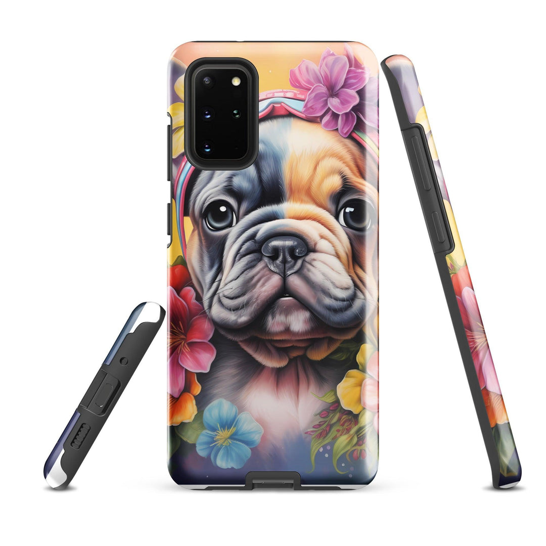 Blumen Frenchie Hardcase Samsung®-Hülle - Bobbis Store Hunde