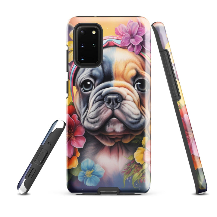 Blumen Frenchie Hardcase Samsung®-Hülle - Bobbis Store Hunde