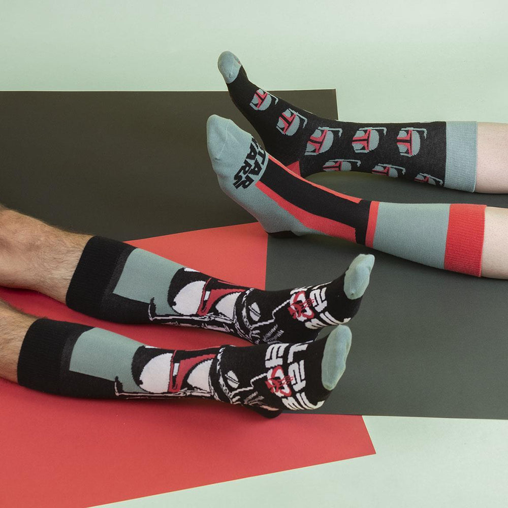 BOBA FETTL 3-TEILIGES SOCKEN-SET - Bobbis Store Hunde