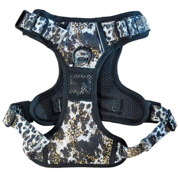 Bobbis Verstellbares Allrounder-Geschirr Leopard Kuh - Bobbis Store Hunde