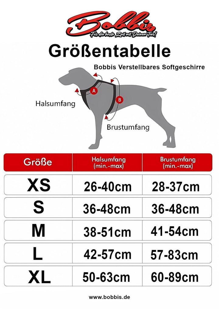 Bobbis Verstellbares Softgeschirre: Frenchie - Bobbis Store Hunde