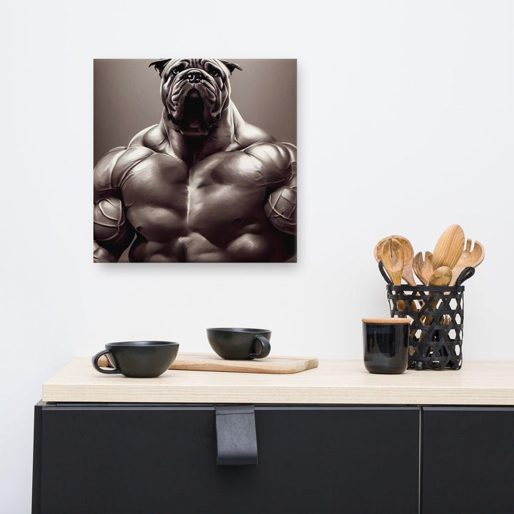 Bodybuilder Leinwand - Bobbis Store Hunde