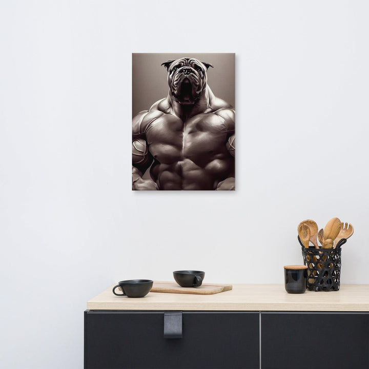 Bodybuilder Leinwand - Bobbis Store Hunde