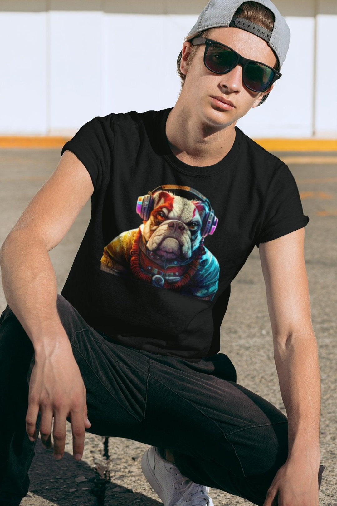 Bulldog Unisex-Bio-Baumwoll-T-Shirt - Bobbis Store Hunde