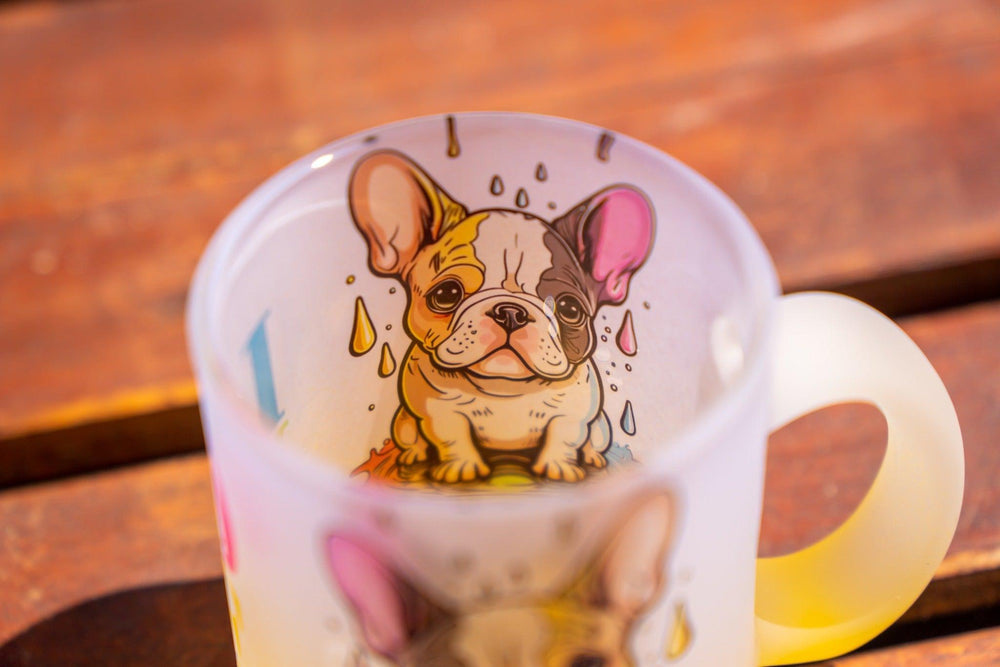 Bunte Frenchie - Tasse - Bobbis Store Hunde