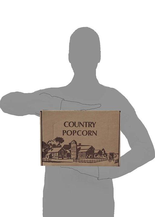 Burlap Geschenkbox Amish Country Popcorn Bio-Popcorn - Bobbis Store Hunde