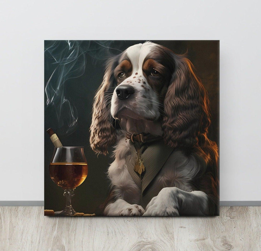 Chill Room Dog Leinwand - Bobbis Store Hunde