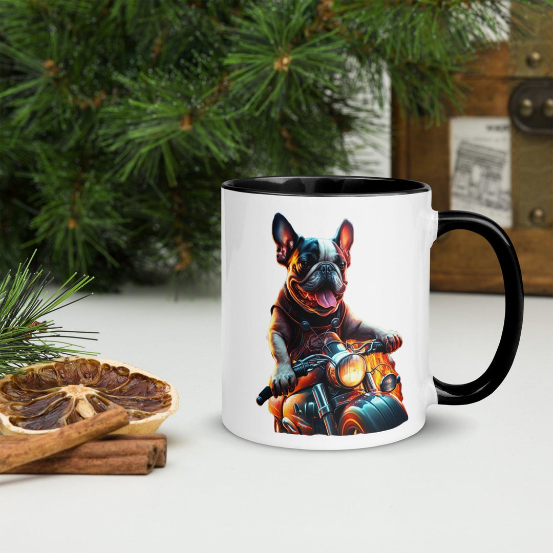 Chopper Frenchie Tasse mit farbiger Innenseite - Bobbis Store Hunde