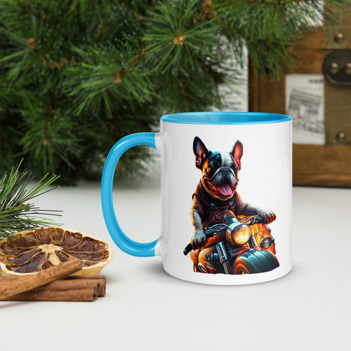 Chopper Frenchie Tasse mit farbiger Innenseite - Bobbis Store Hunde