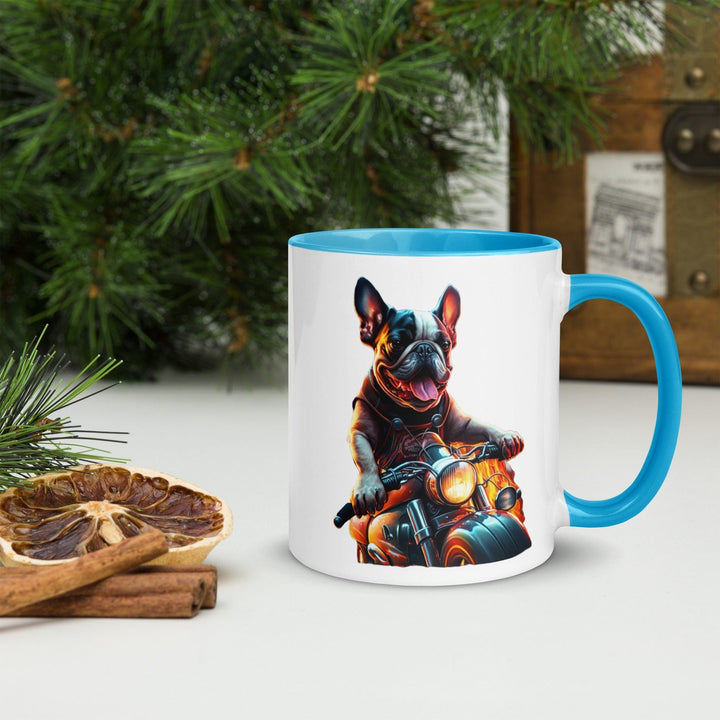 Chopper Frenchie Tasse mit farbiger Innenseite - Bobbis Store Hunde