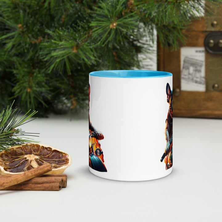 Chopper Frenchie Tasse mit farbiger Innenseite - Bobbis Store Hunde