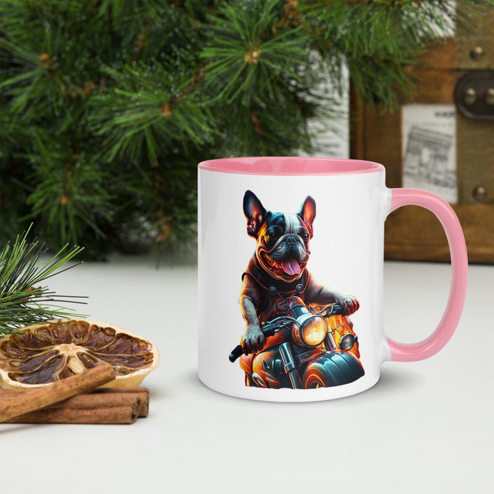 Chopper Frenchie Tasse mit farbiger Innenseite - Bobbis Store Hunde
