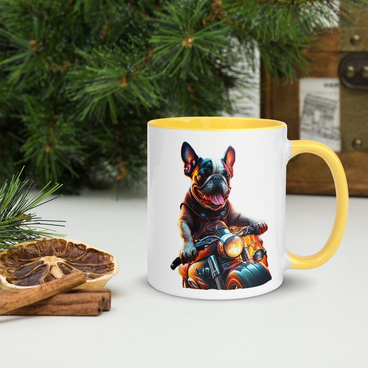 Chopper Frenchie Tasse mit farbiger Innenseite - Bobbis Store Hunde