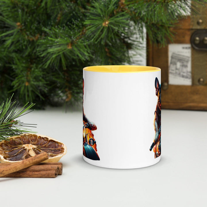 Chopper Frenchie Tasse mit farbiger Innenseite - Bobbis Store Hunde