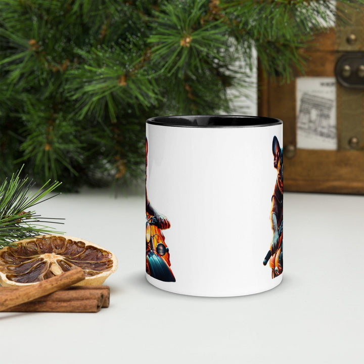 Chopper Frenchie Tasse mit farbiger Innenseite - Bobbis Store Hunde