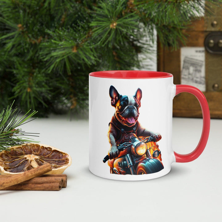 Chopper Frenchie Tasse mit farbiger Innenseite - Bobbis Store Hunde