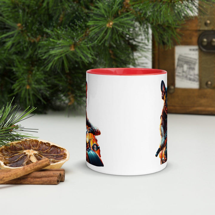 Chopper Frenchie Tasse mit farbiger Innenseite - Bobbis Store Hunde