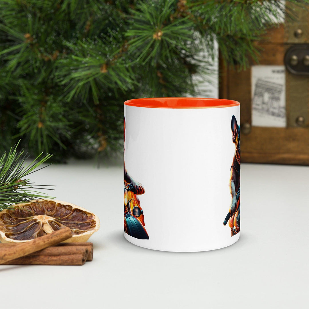 Chopper Frenchie Tasse mit farbiger Innenseite - Bobbis Store Hunde