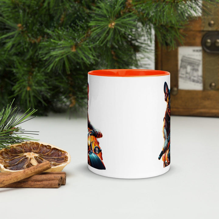 Chopper Frenchie Tasse mit farbiger Innenseite - Bobbis Store Hunde