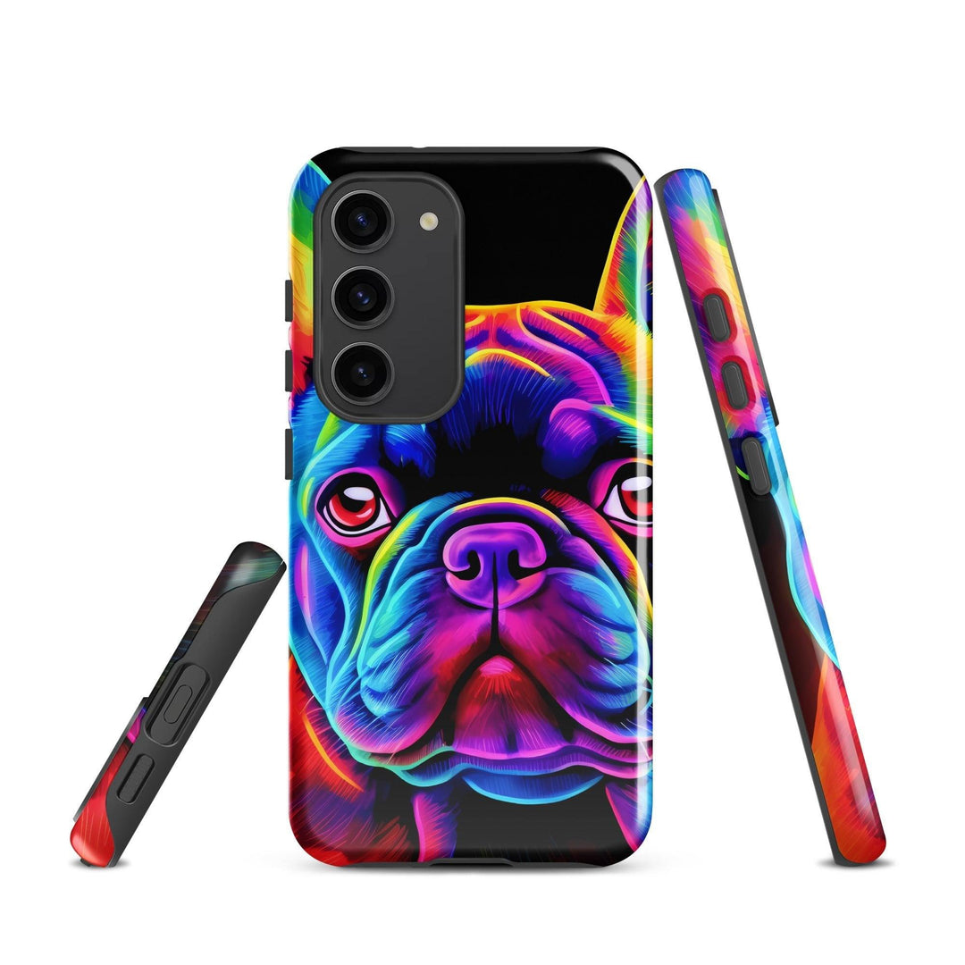 Color Frenchie V2 Hardcase Samsung®-Hülle - Bobbis Store Hunde