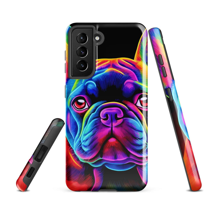 Color Frenchie V2 Hardcase Samsung®-Hülle - Bobbis Store Hunde