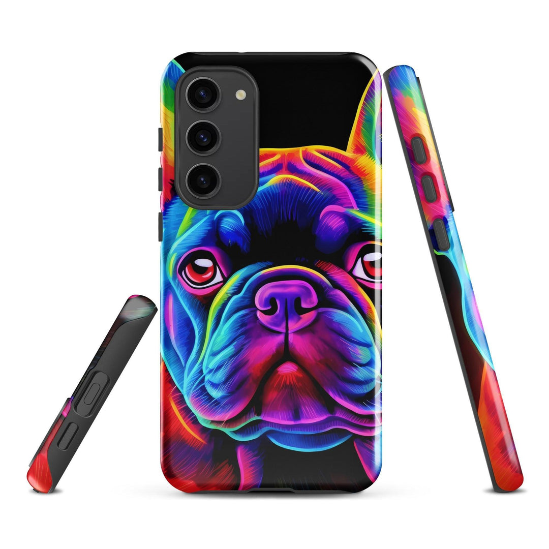 Color Frenchie V2 Hardcase Samsung®-Hülle - Bobbis Store Hunde