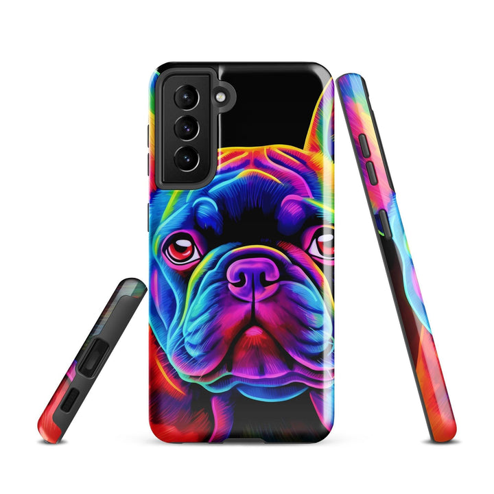 Color Frenchie V2 Hardcase Samsung®-Hülle - Bobbis Store Hunde