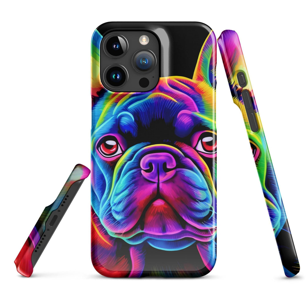 Color Frenchie V2 Snapcase iPhone®-Hülle - Bobbis Store Hunde