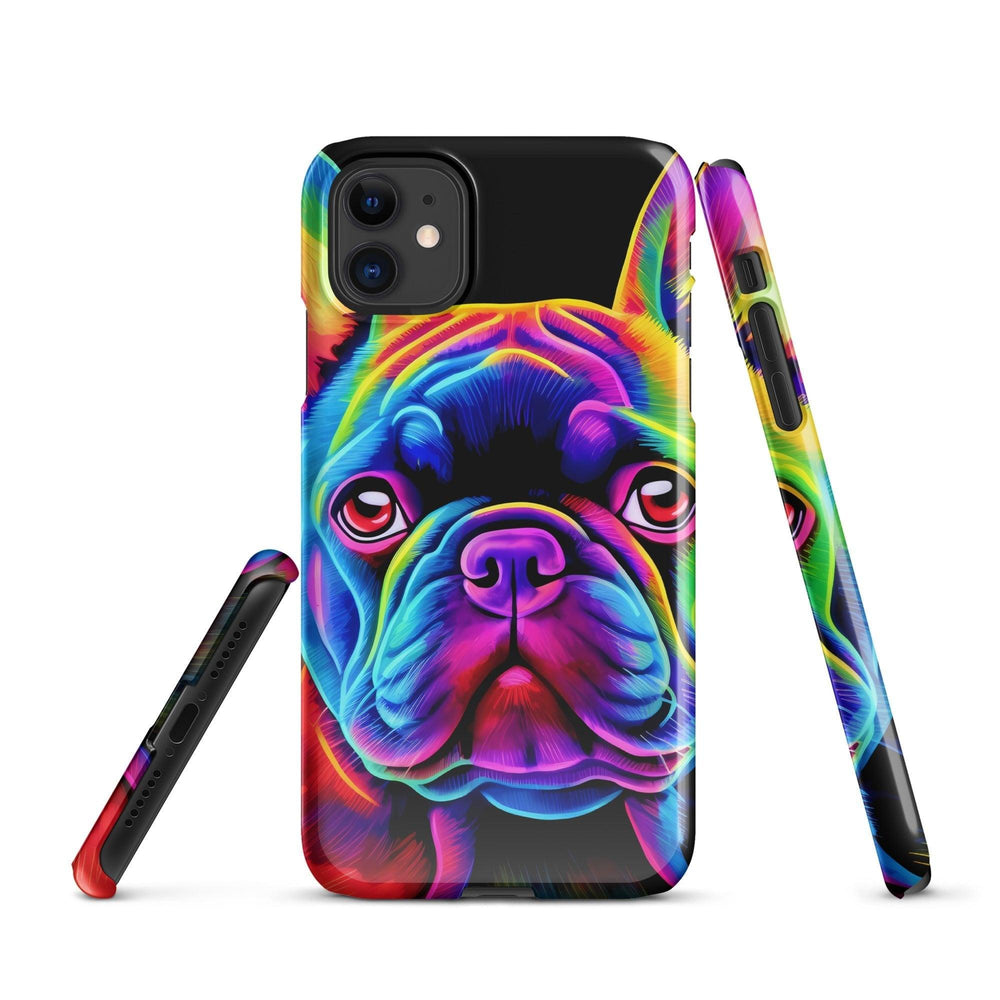 Color Frenchie V2 Snapcase iPhone®-Hülle - Bobbis Store Hunde