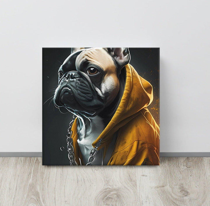 Coole Frenchie Leinwand - Bobbis Store Hunde