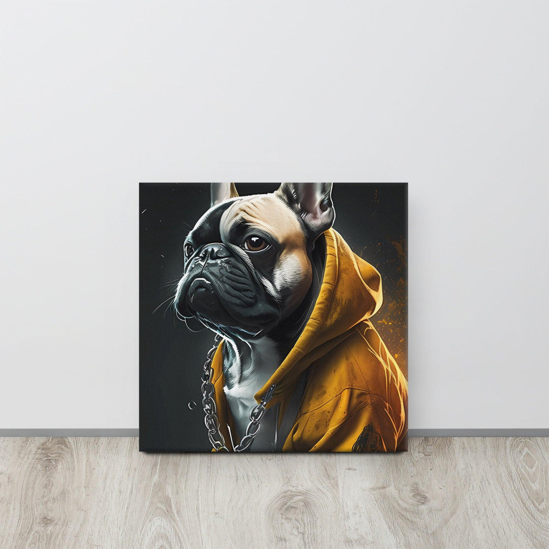 Coole Frenchie Leinwand - Bobbis Store Hunde