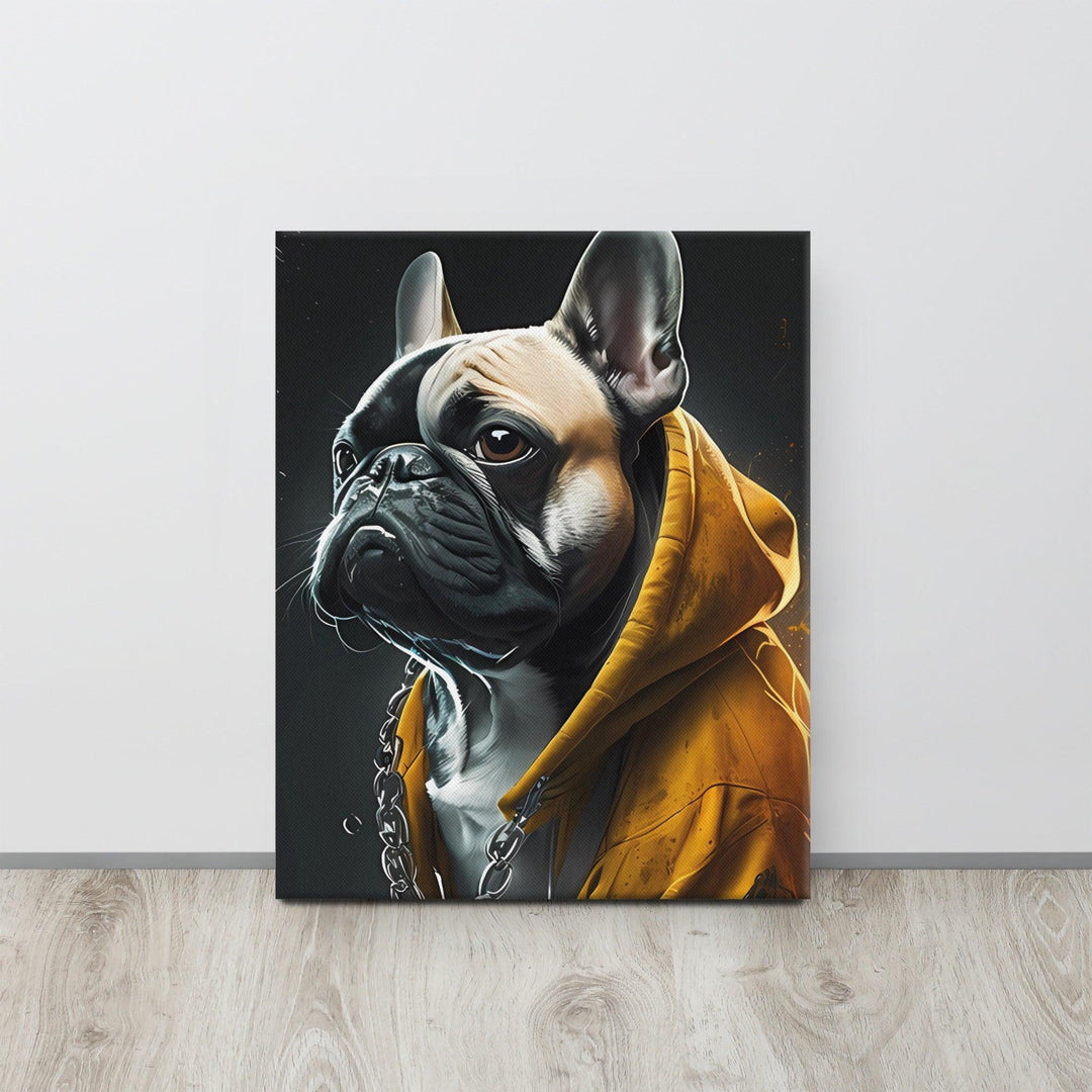 Coole Frenchie Leinwand - Bobbis Store Hunde