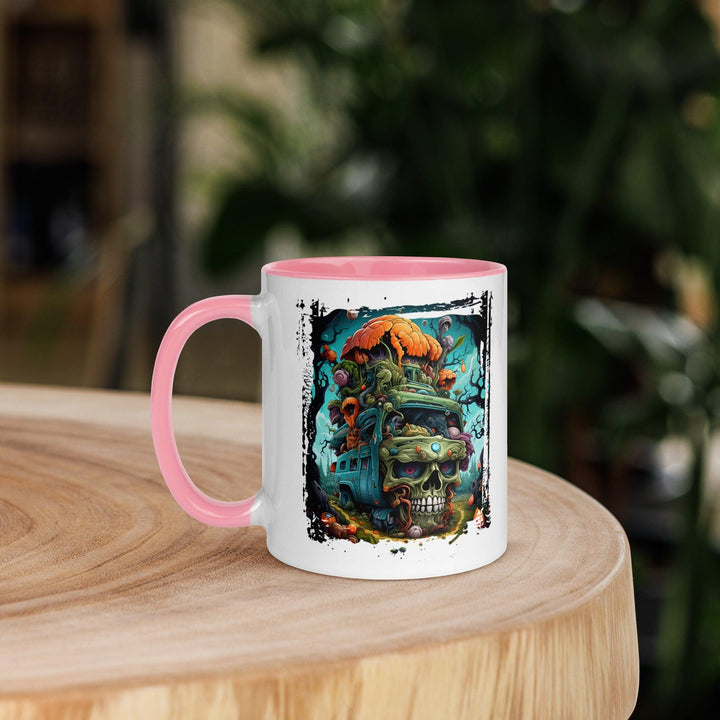 Creepy Car Tasse mit farbiger Innenseite - Bobbis Store Hunde