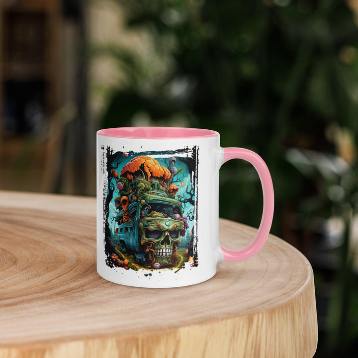 Creepy Car Tasse mit farbiger Innenseite - Bobbis Store Hunde