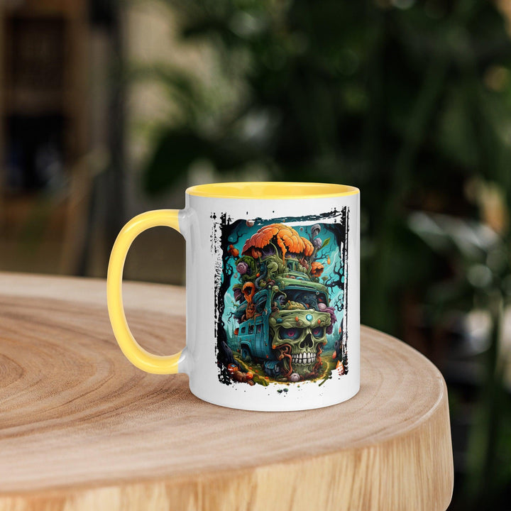 Creepy Car Tasse mit farbiger Innenseite - Bobbis Store Hunde