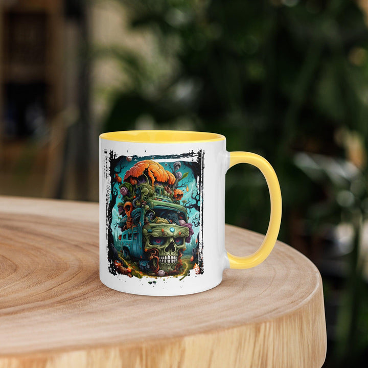 Creepy Car Tasse mit farbiger Innenseite - Bobbis Store Hunde