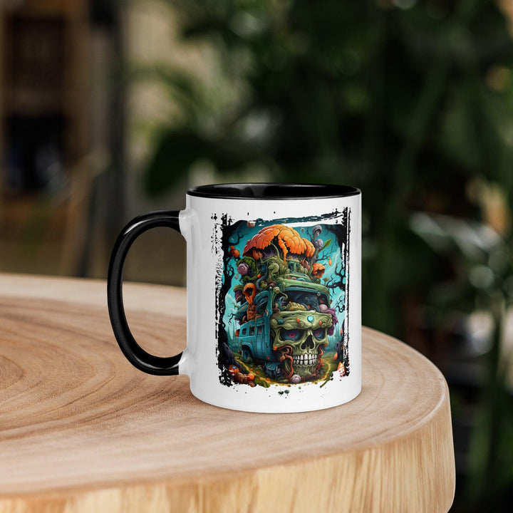 Creepy Car Tasse mit farbiger Innenseite - Bobbis Store Hunde