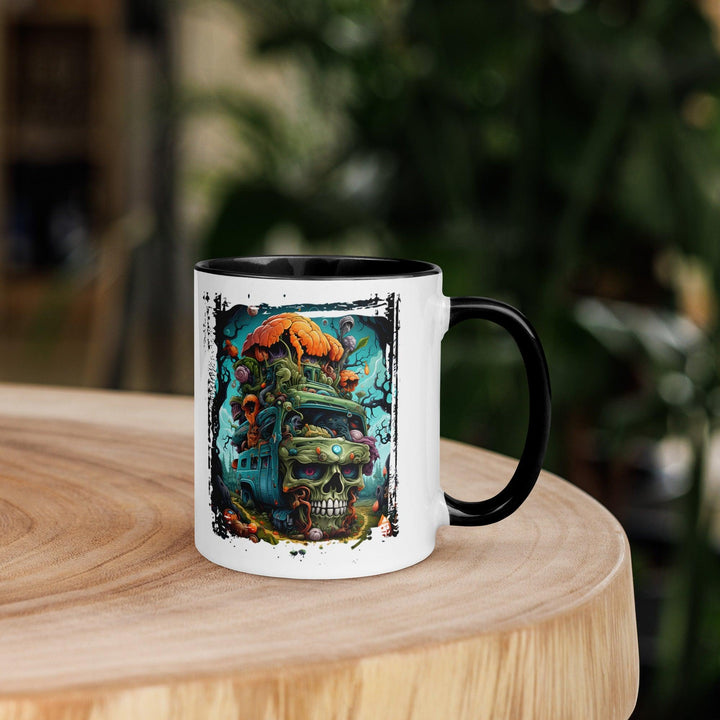 Creepy Car Tasse mit farbiger Innenseite - Bobbis Store Hunde