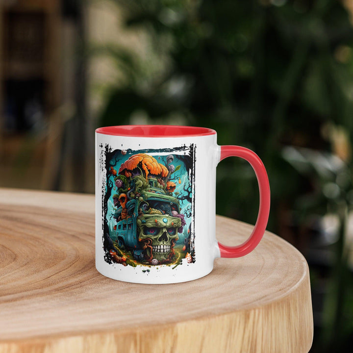 Creepy Car Tasse mit farbiger Innenseite - Bobbis Store Hunde