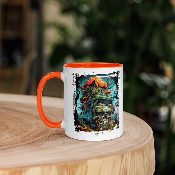 Creepy Car Tasse mit farbiger Innenseite - Bobbis Store Hunde