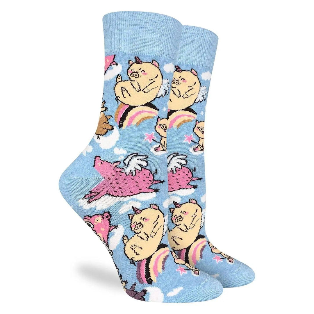 Damensocken Flying Pigs - Bobbis Store Hunde