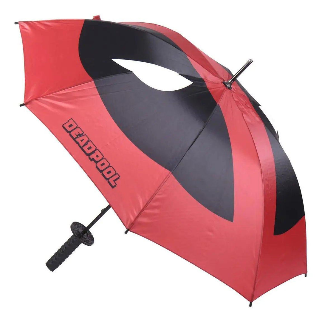 DEADPOOL MANUELLER REGENSCHIRM FÜR ERWACHSENE - Bobbis Store Hunde