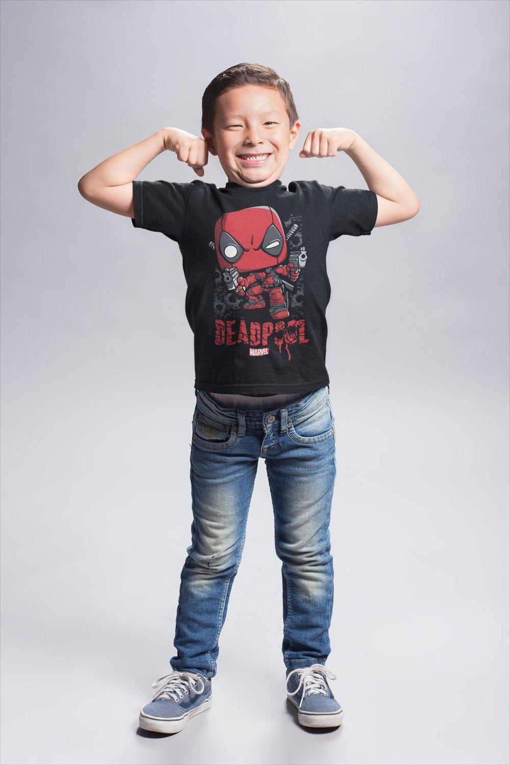 Deadpool Mercenary Bio-Baumwoll-T-Shirt für Kinder - Bobbis Store Hunde