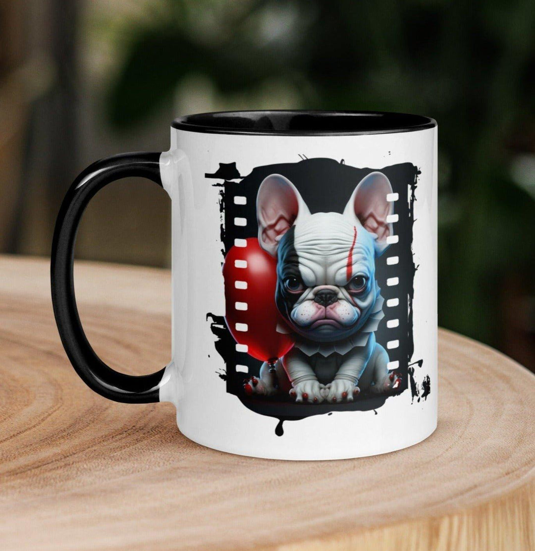 ES Frenchie Tasse mit farbiger Innenseite - Bobbis Store Hunde