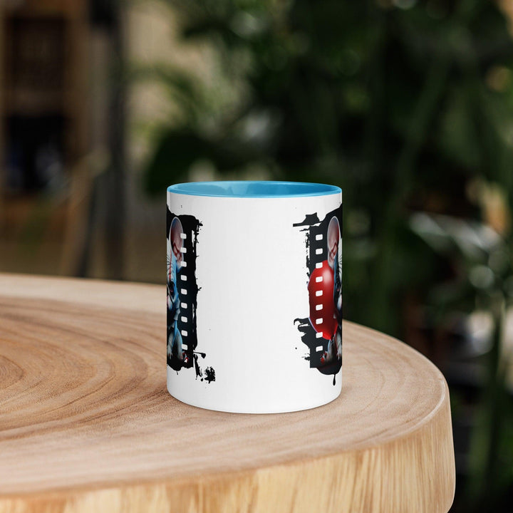 ES Frenchie Tasse mit farbiger Innenseite - Bobbis Store Hunde