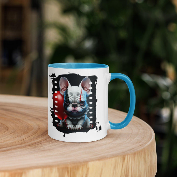 ES Frenchie Tasse mit farbiger Innenseite - Bobbis Store Hunde