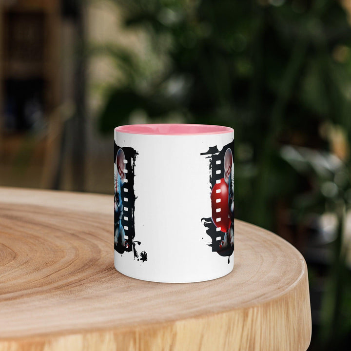 ES Frenchie Tasse mit farbiger Innenseite - Bobbis Store Hunde