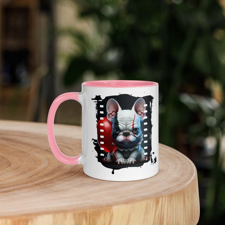ES Frenchie Tasse mit farbiger Innenseite - Bobbis Store Hunde