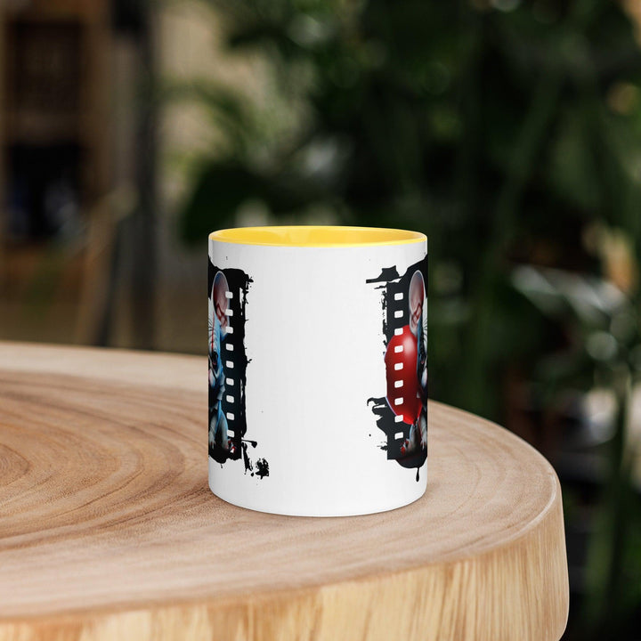 ES Frenchie Tasse mit farbiger Innenseite - Bobbis Store Hunde